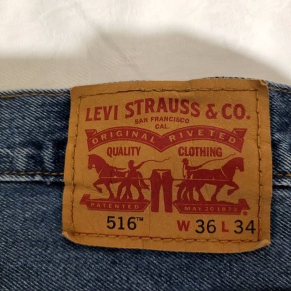 Vintage 514 Levi's Red Tab Jeans, 36 x 34 - Picture 6 of 8